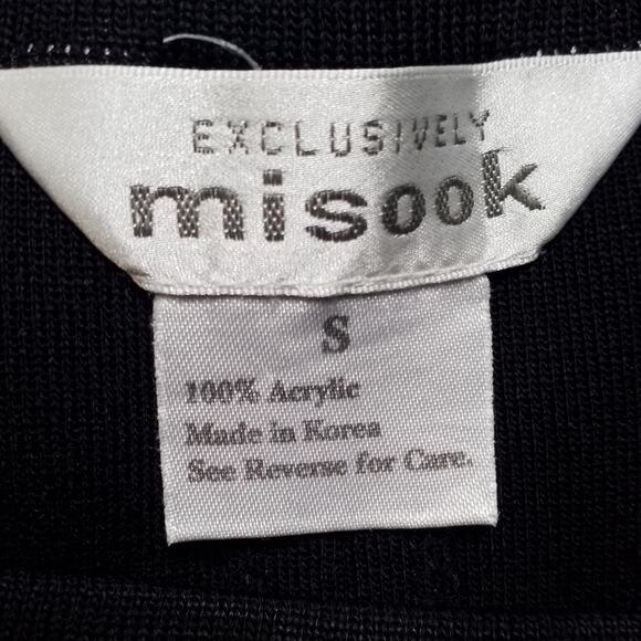 Exclusively Misook Womens Size Small Elastic Waist Dress Pants Black HIgh Rise - Picture 5 of 6